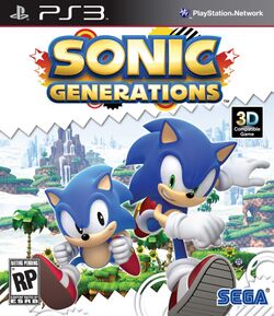Box artwork for Sonic Generations.
