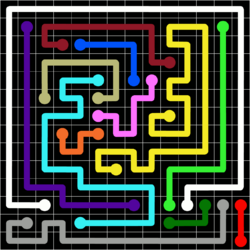 Flow Free Jumbo Pack Grid 14x14 Level 15.png