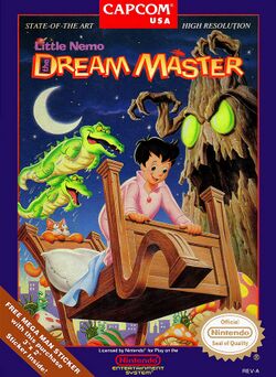 Box artwork for Little Nemo: The Dream Master.