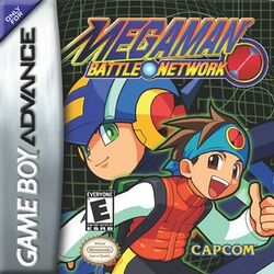 Box artwork for Mega Man Battle Network.