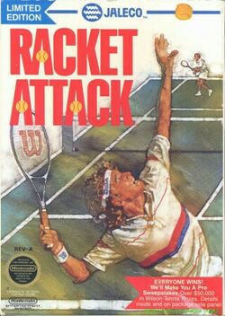 Box artwork for Racket Attack.