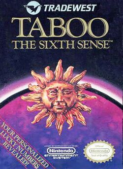 Box artwork for Taboo: The Sixth Sense.