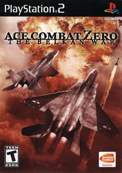 Box artwork for Ace Combat Zero: The Belkan War.