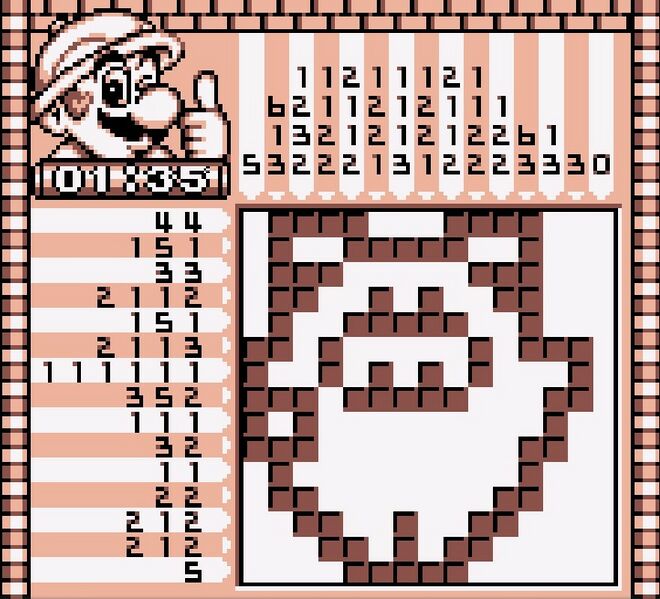 File:Mario's Picross Time Trials Pig Solution.jpg