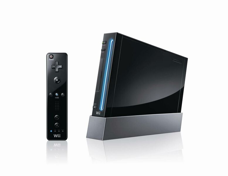 File:Black Wii main1 console.jpg