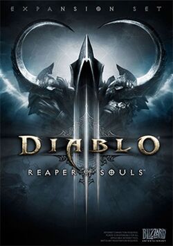 Box artwork for Diablo III: Reaper of Souls.