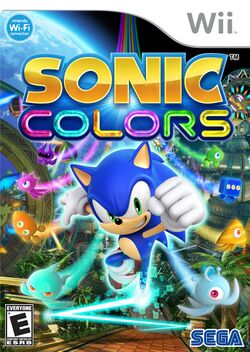 Box artwork for Sonic Colors.