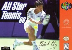 Box artwork for All-Star Tennis '99.