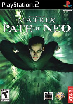 Box artwork for The Matrix: Path of Neo.