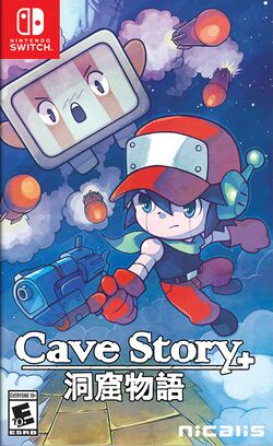 Box artwork for Cave Story+.