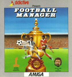 Box artwork for Football Manager.