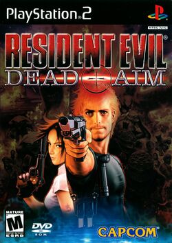 Box artwork for Resident Evil: Dead Aim.