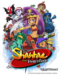 Box artwork for Shantae and the Pirate's Curse.