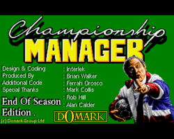 Box artwork for Championship Manager: End of Season Edition.