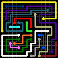 Flow Free Jumbo Pack Grid 14x14 Level 1.png