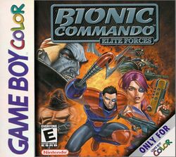 Box artwork for Bionic Commando: Elite Forces.