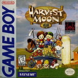 Box artwork for Harvest Moon GB.