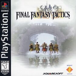 Box artwork for Final Fantasy Tactics.