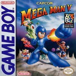 Box artwork for Mega Man V.