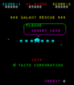 "Galaxy Rescue" title screen.