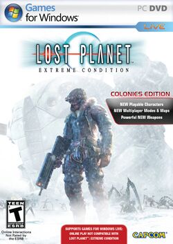 Box artwork for Lost Planet: Extreme Condition - Colonies Edition.