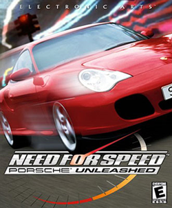 Box artwork for Need for Speed: Porsche Unleashed.