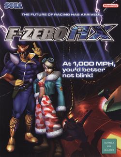 Box artwork for F-Zero AX.