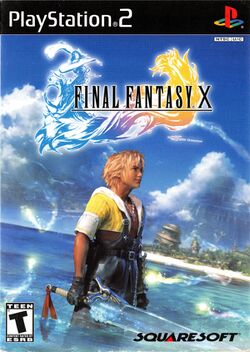 Box artwork for Final Fantasy X.
