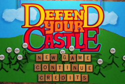 Box artwork for Defend Your Castle.