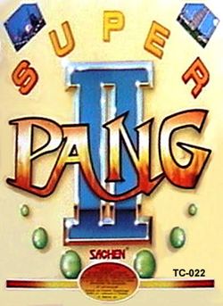 Box artwork for Super Pang II.
