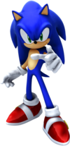 Sonic, the protagonist of the game.