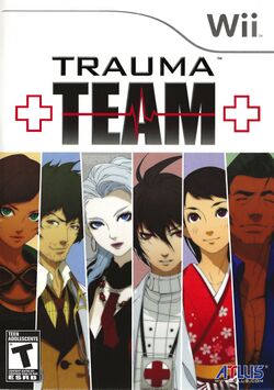 Box artwork for Trauma Team.