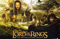 The logo for The Lord of the Rings (movies).