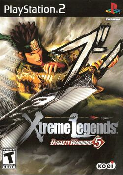 Box artwork for Dynasty Warriors 5: Xtreme Legends.