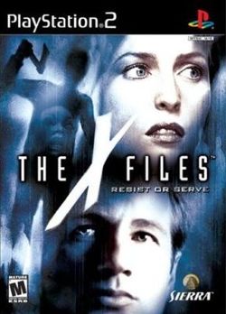Box artwork for The X-Files: Resist or Serve.