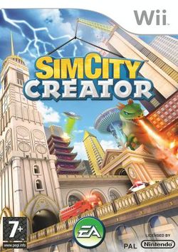 Box artwork for SimCity Creator.