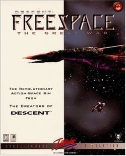 Box artwork for Descent: FreeSpace - The Great War.