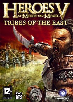 Box artwork for Heroes of Might and Magic V: Tribes of the East.