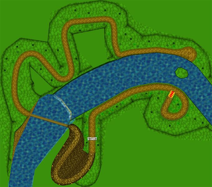 File:MK64 DK's Jungle Parkway Map.jpg