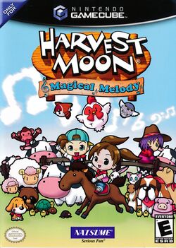Box artwork for Harvest Moon: Magical Melody.