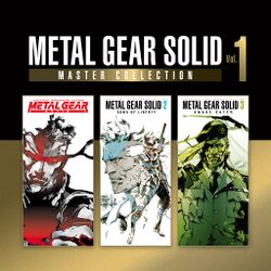 Box artwork for Metal Gear Solid: Master Collection Vol. 1.