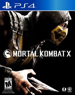 Box artwork for Mortal Kombat X.