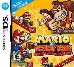 Box artwork for Mario vs. Donkey Kong: Mini-Land Mayhem!.