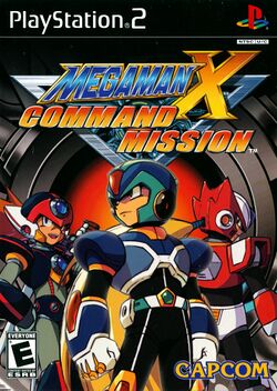 Box artwork for Mega Man X: Command Mission.