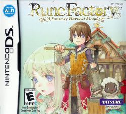 Box artwork for Rune Factory: A Fantasy Harvest Moon.
