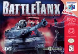 Box artwork for BattleTanx.