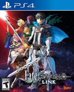 Box artwork for Fate/EXTELLA LINK.