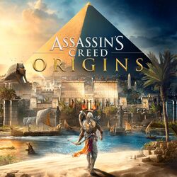 Box artwork for Assassin's Creed Origins.