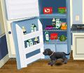 Thankfully, if you open the fridge your pet can't steal any food!