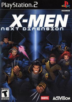 Box artwork for X-Men: Next Dimension.